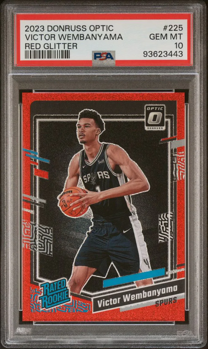 2023 #225 Victor Wembanyama PSA 10 Panini Donruss Optic