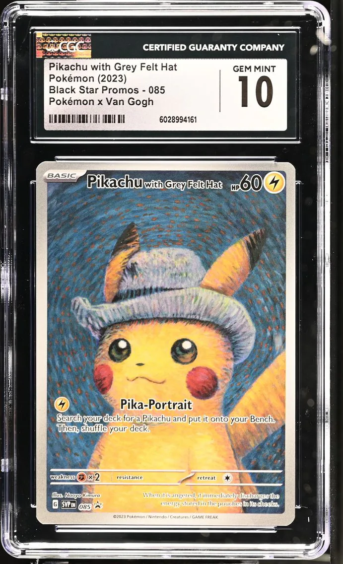 2023 #085 Pikachu with Grey Felt Hat CGC 10 Black Star Promos - Scarlet & Violet SVPEN - English