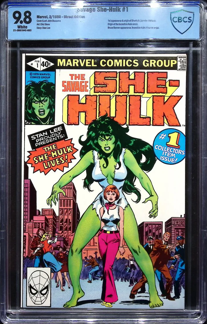 1980 Savage She-Hulk #1 CBCS 9.8 Marvel Comics