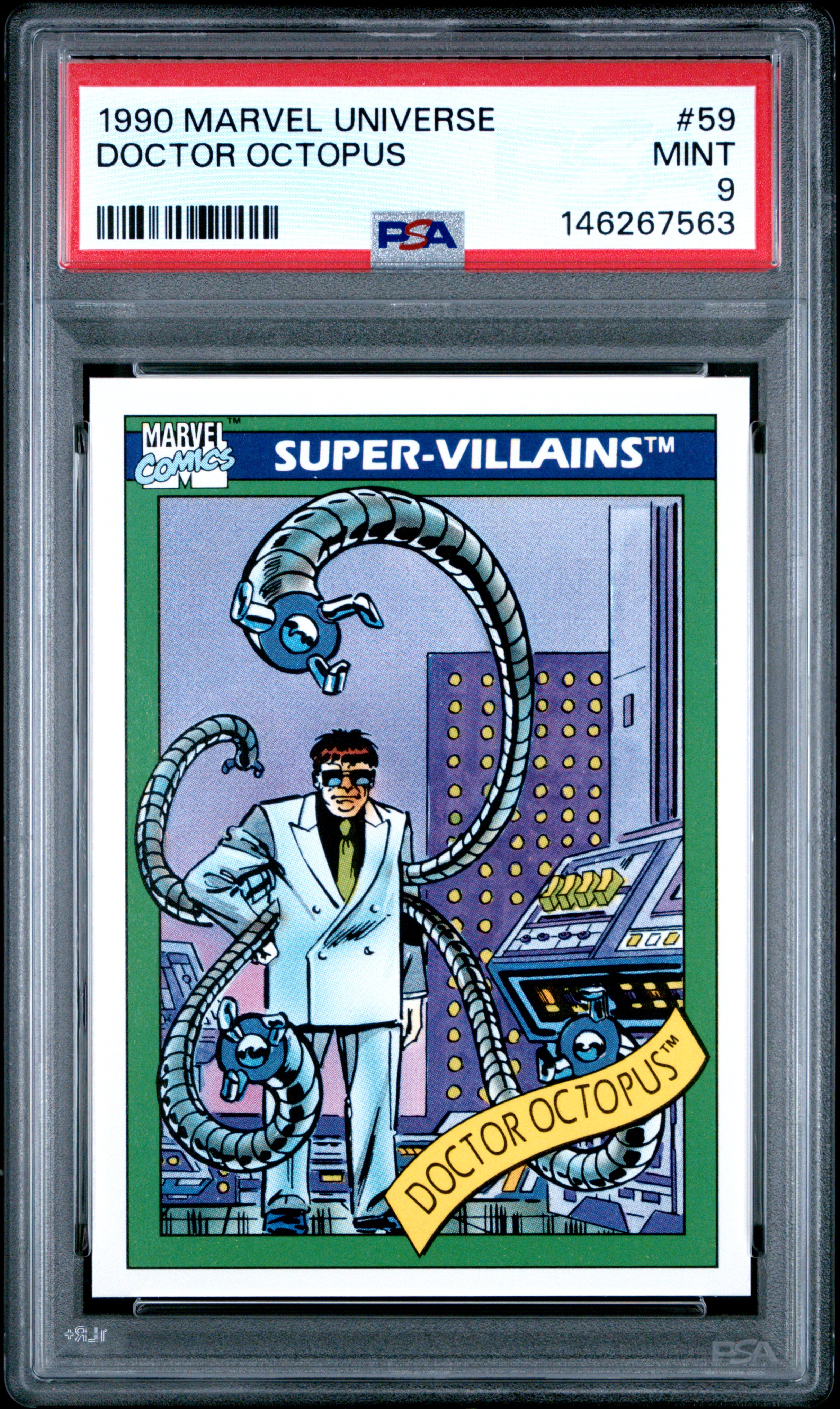1990 #59 Doctor Octopus PSA 9 Marvel Universe