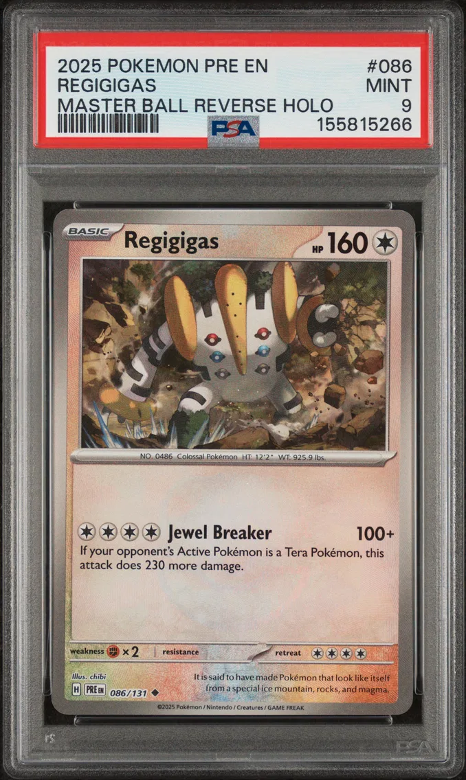 2025 #086 Regigigas Master Ball