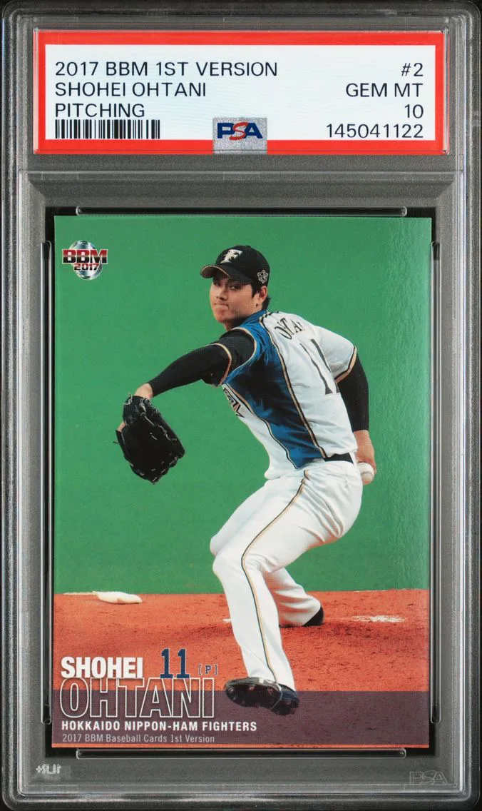 2017 #2 Shohei Ohtani PSA 10 BBM 1st Version