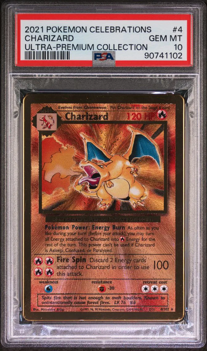 2021 #4 Charizard PSA 10 Celebrations Ultra-Premium Collection Pokemon