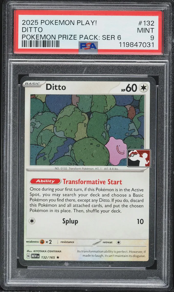 2023 #132 Ditto PSA 9 Scarlet & Violet 151 - MEW EN - English Pokemon