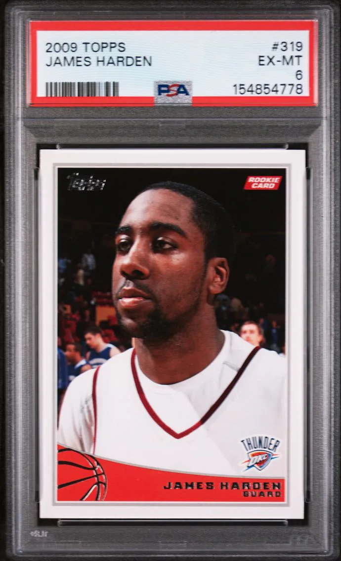 2009 #319 James Harden PSA 6 Topps