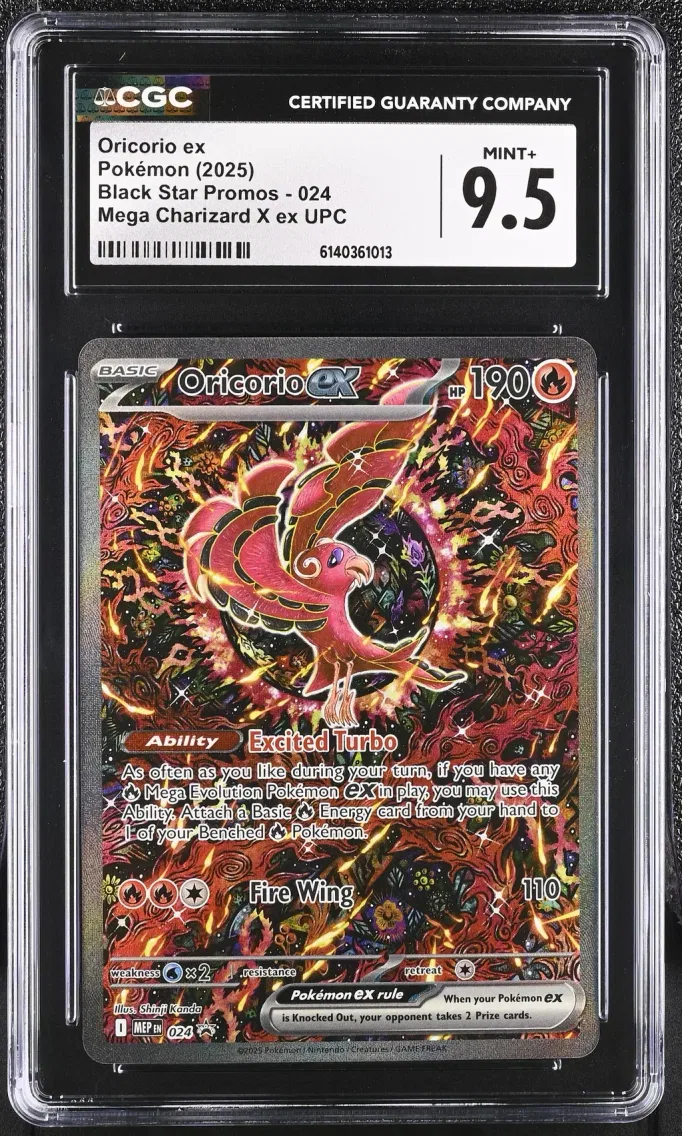 2025 #024 Oricorio ex CGC 9.5 Black Star Promos - Mega Evolution MEP EN - English