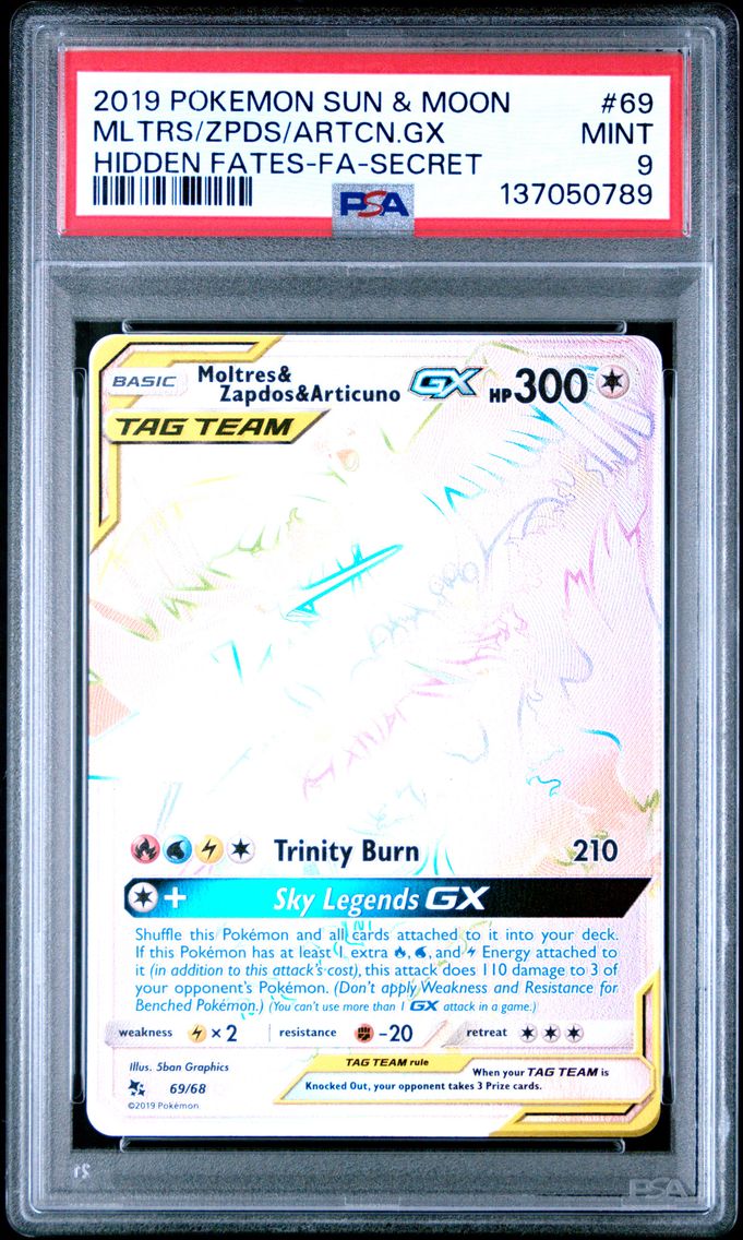 2019 #69 Full Art/Moltres & Zapd