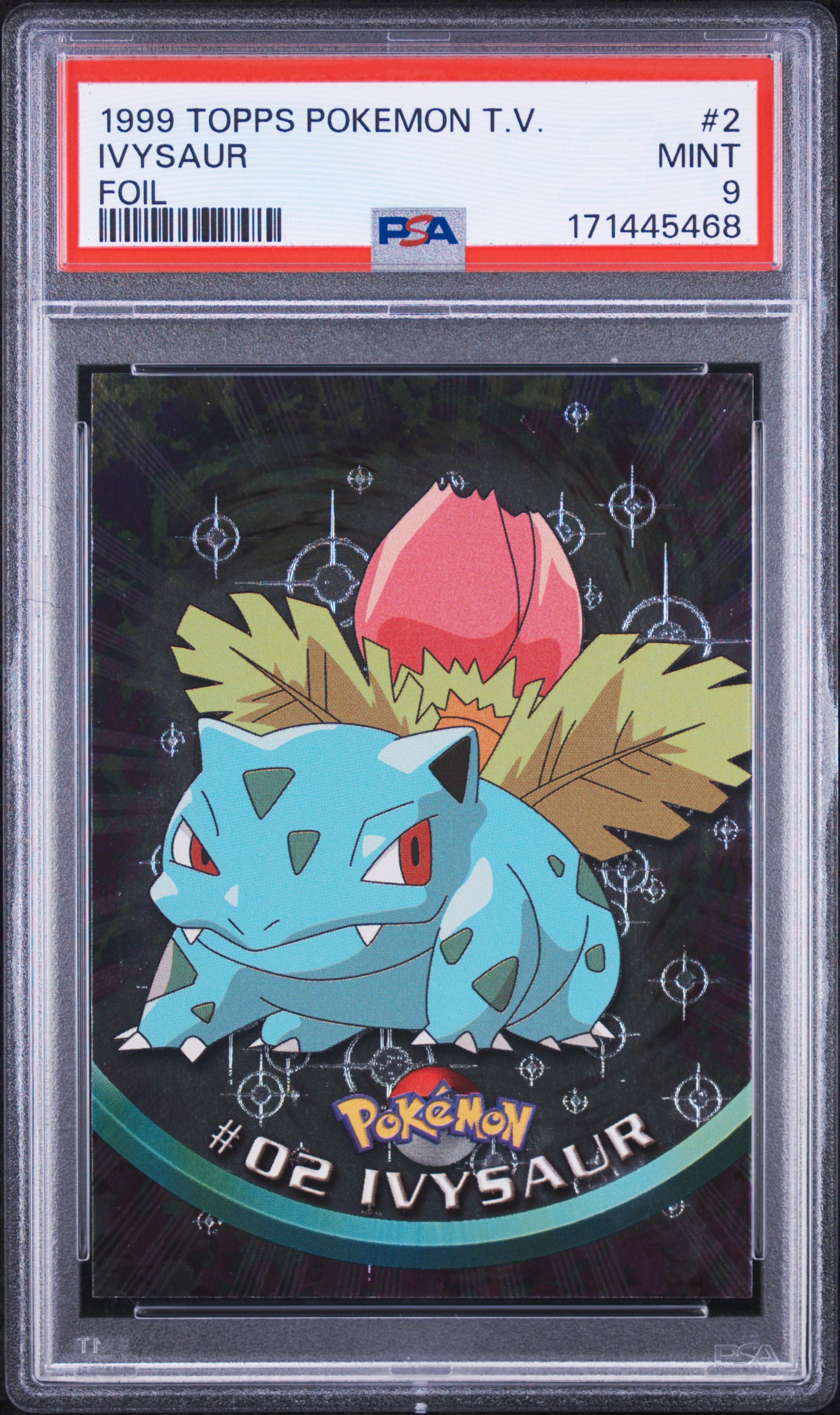 1999 #2 Ivysaur PSA 9 Topps  Tv