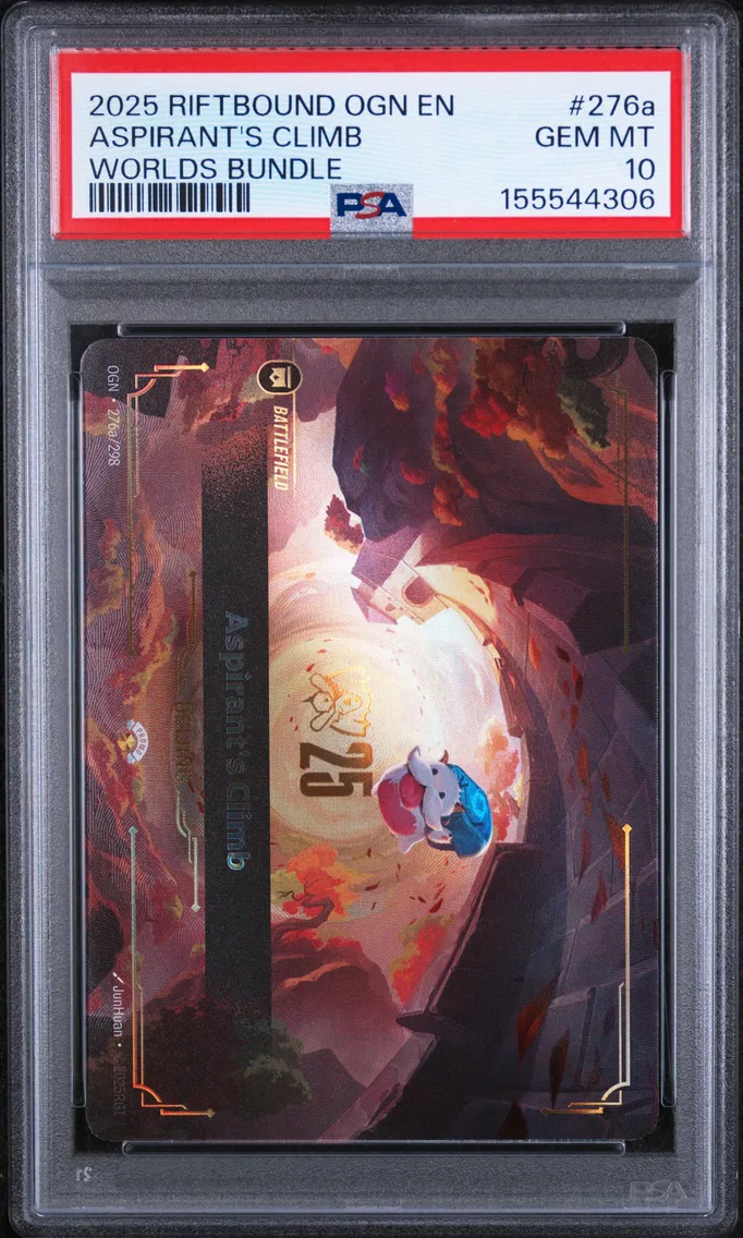 2025 #276a Aspirant's Climb PSA 10 Riftbound: League of Legends Ogn-Origins