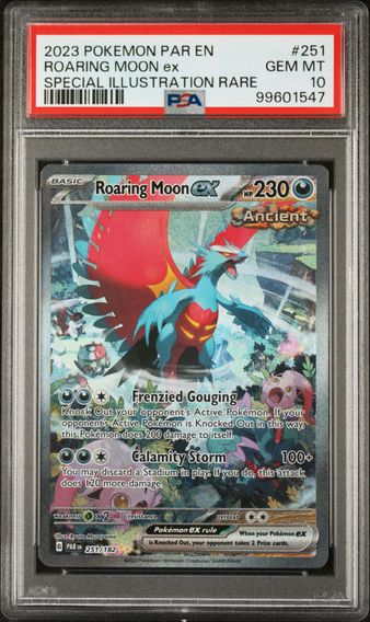 2023 #251 Roaring Moon EX PSA 10 Par EN-Paradox Rift