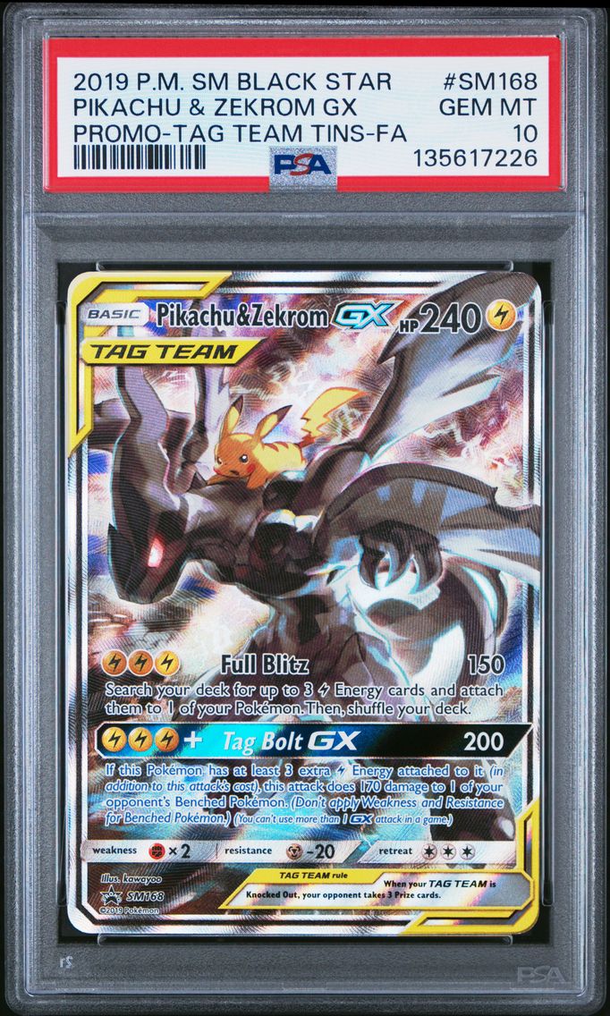 2019 #SM168 Full Art/Pikachu & Z