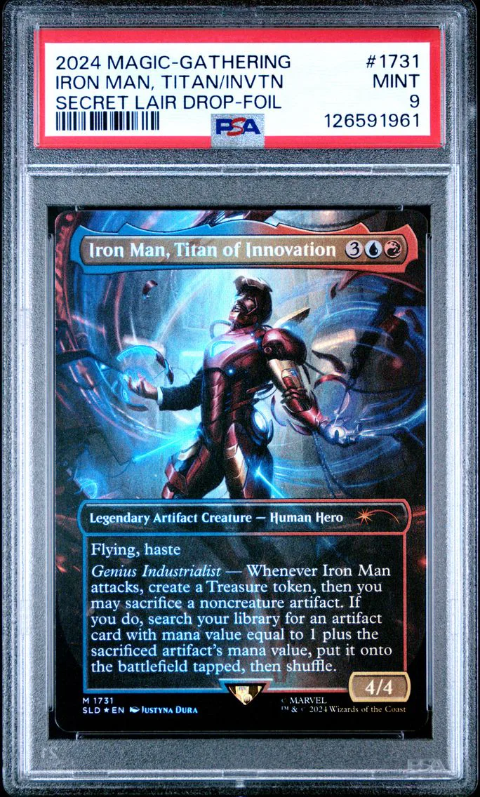 2024 #1731 Iron Man, Titan of Innovation PSA 9 Secret Lair Drop