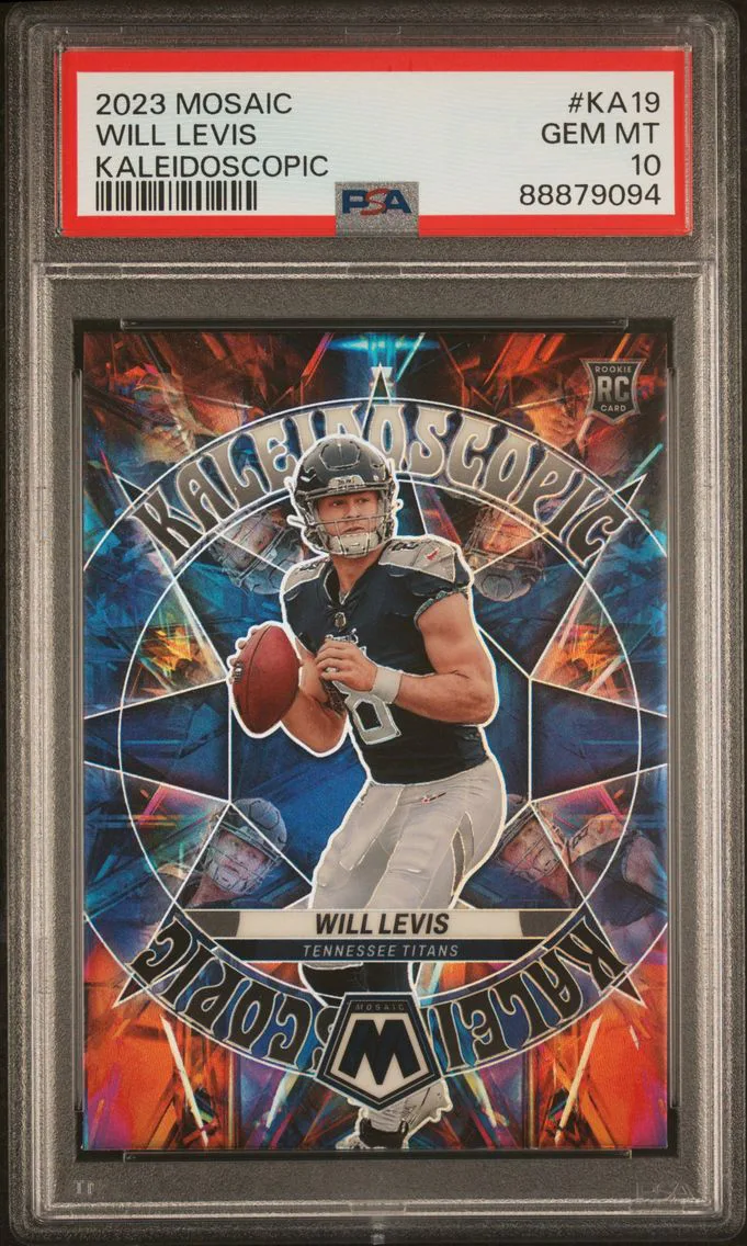 2023 #KA19 Will Levis PSA 10 Panini Mosaic Kaleidoscopic