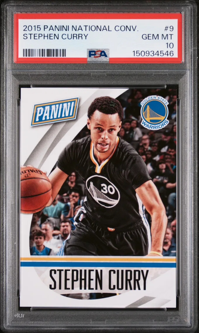 2015 #9 Stephen Curry PSA 10 Pan