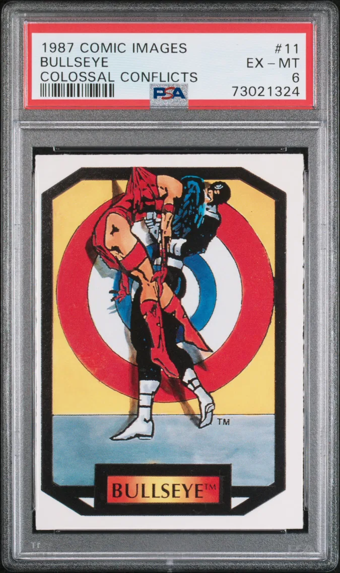 1987 #11 Bullseye PSA 6 Comic Images Colossal Conflicts