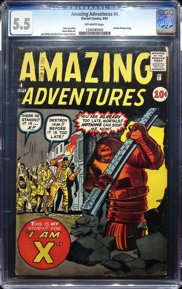 1961 Amazing Adventures #4 CGC 5.5 Marvel Comics
