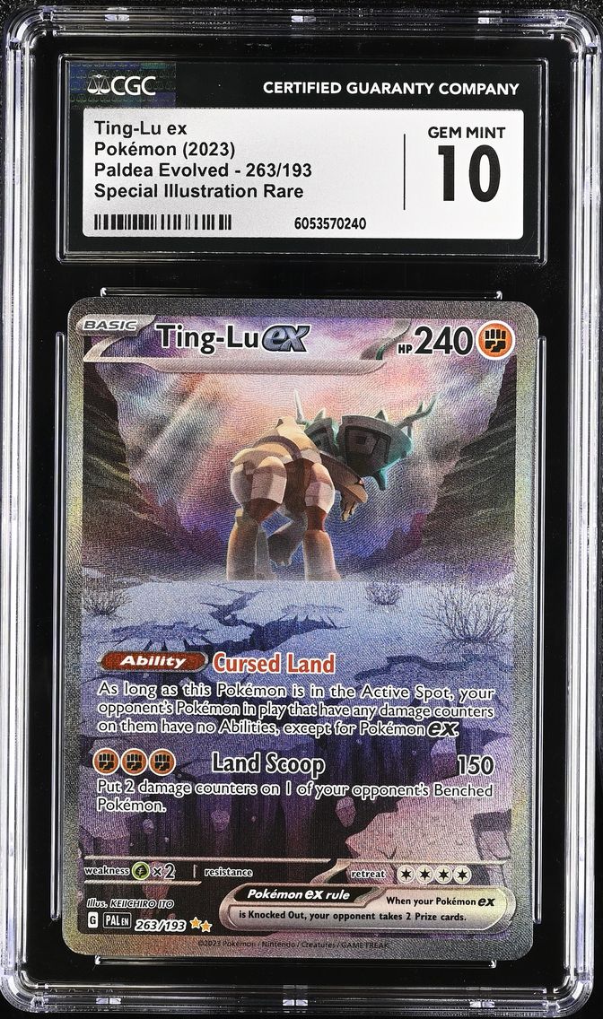 2023 #263 Ting-Lu ex CGC 10 Paldea Evolved - PAL EN - English