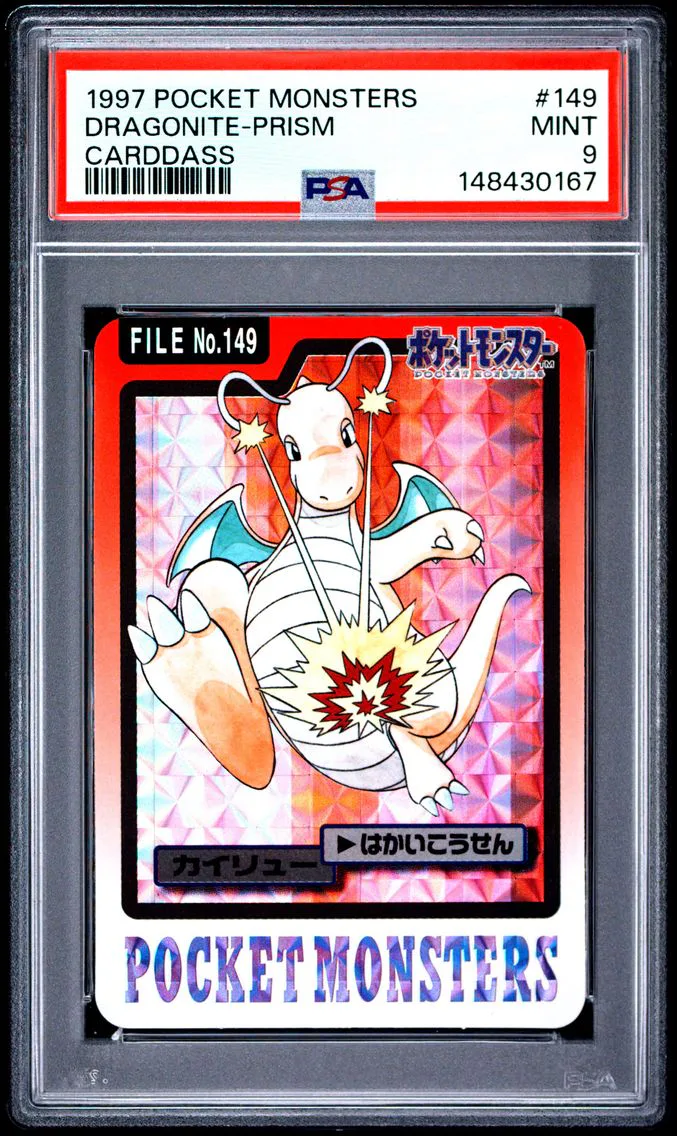 1997 #149 Dragonite-Prism PSA 9 