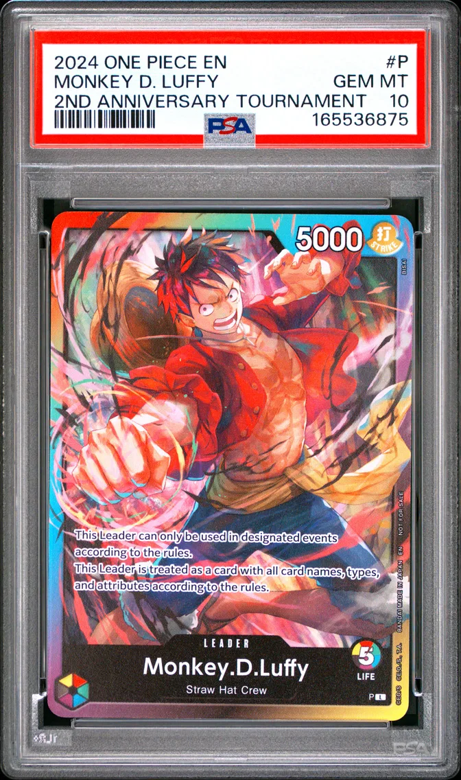 2024 #P Monkey D. Luffy PSA 10 One Piece Promos
