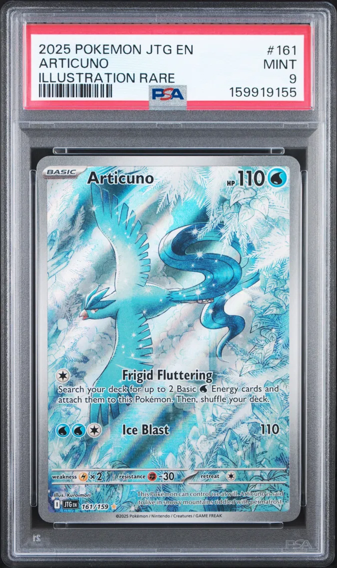 2025 #161 Articuno PSA 9 Jtg EN-Journey Together