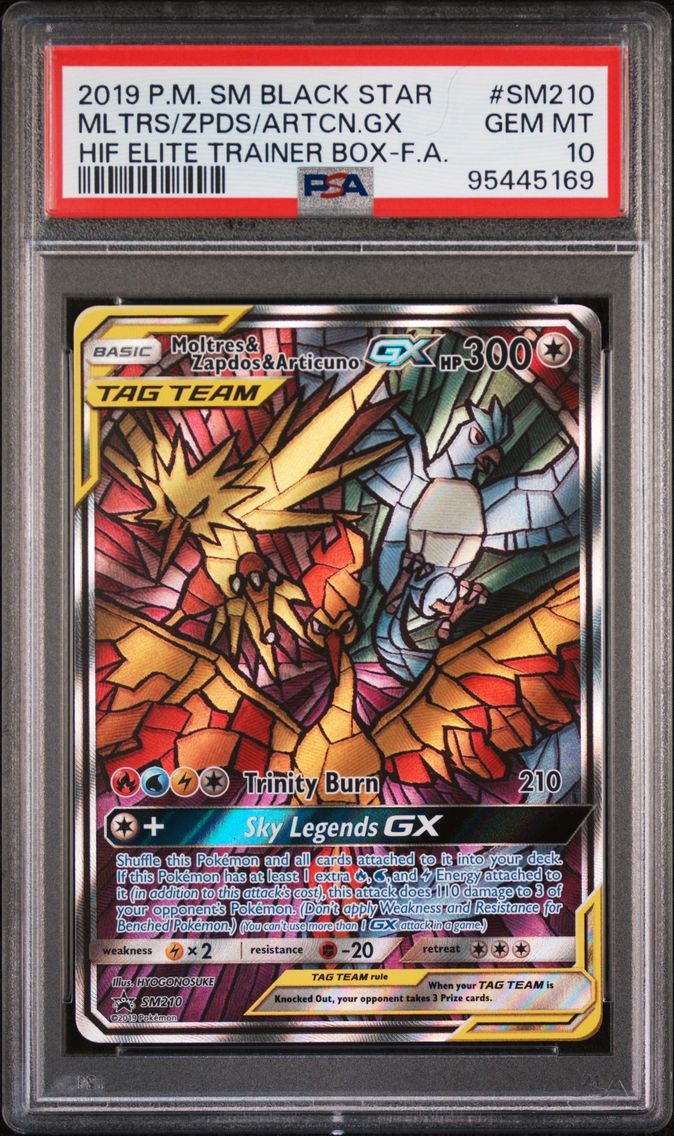 2019 #SM210 Full Art/Moltres & Z