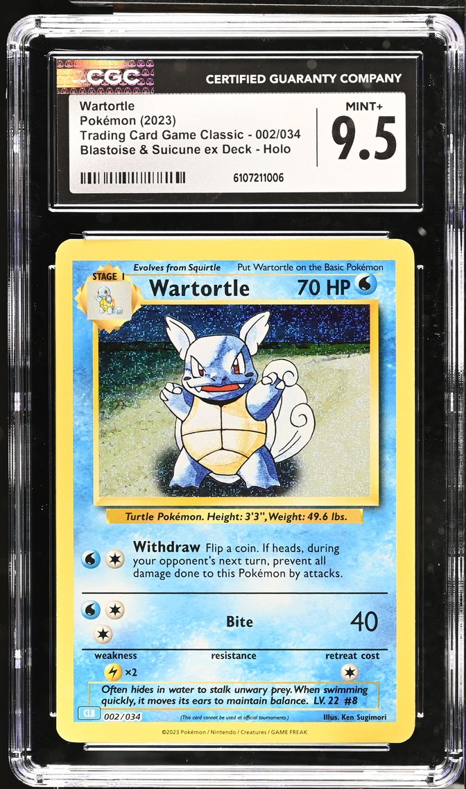 2023 #002 Wartortle CGC 9.5 Trad