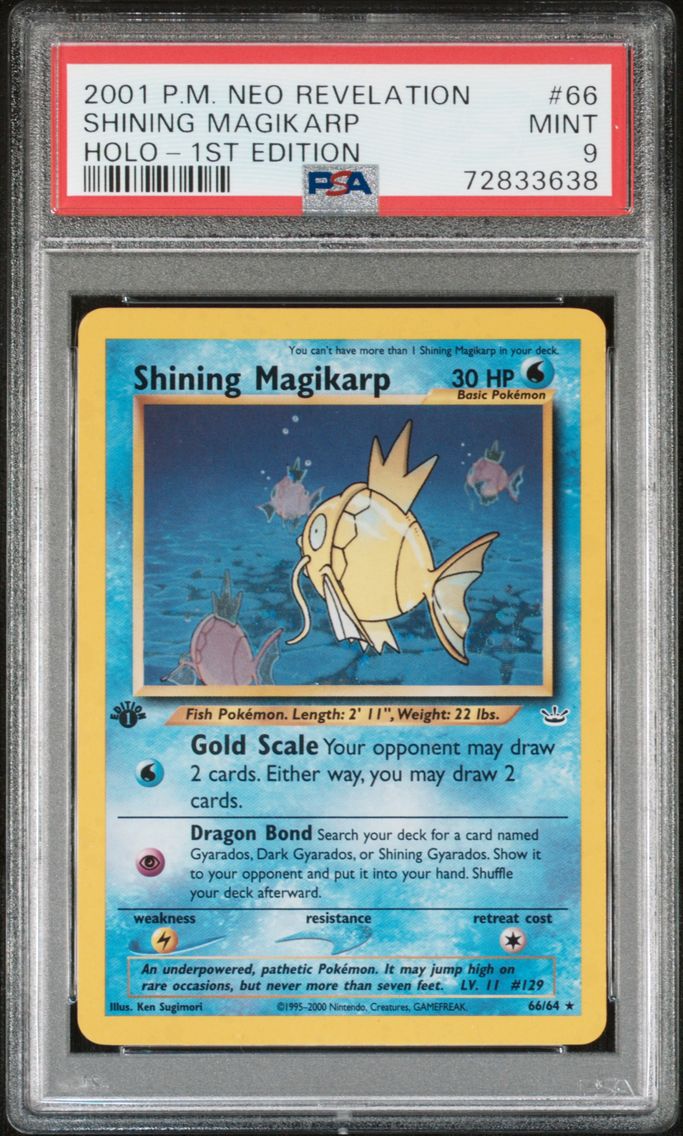 2001 #66 Shining Magikarp-Holo 1