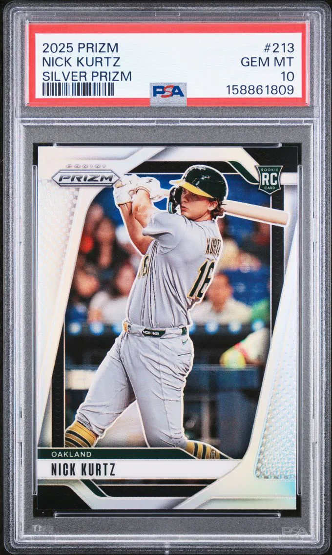 2025 #213 Nick Kurtz PSA 10 Panini Prizm