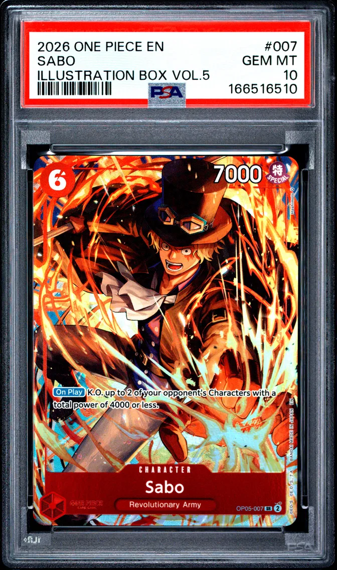 2026 #007 Sabo PSA 10 One Piece Promos