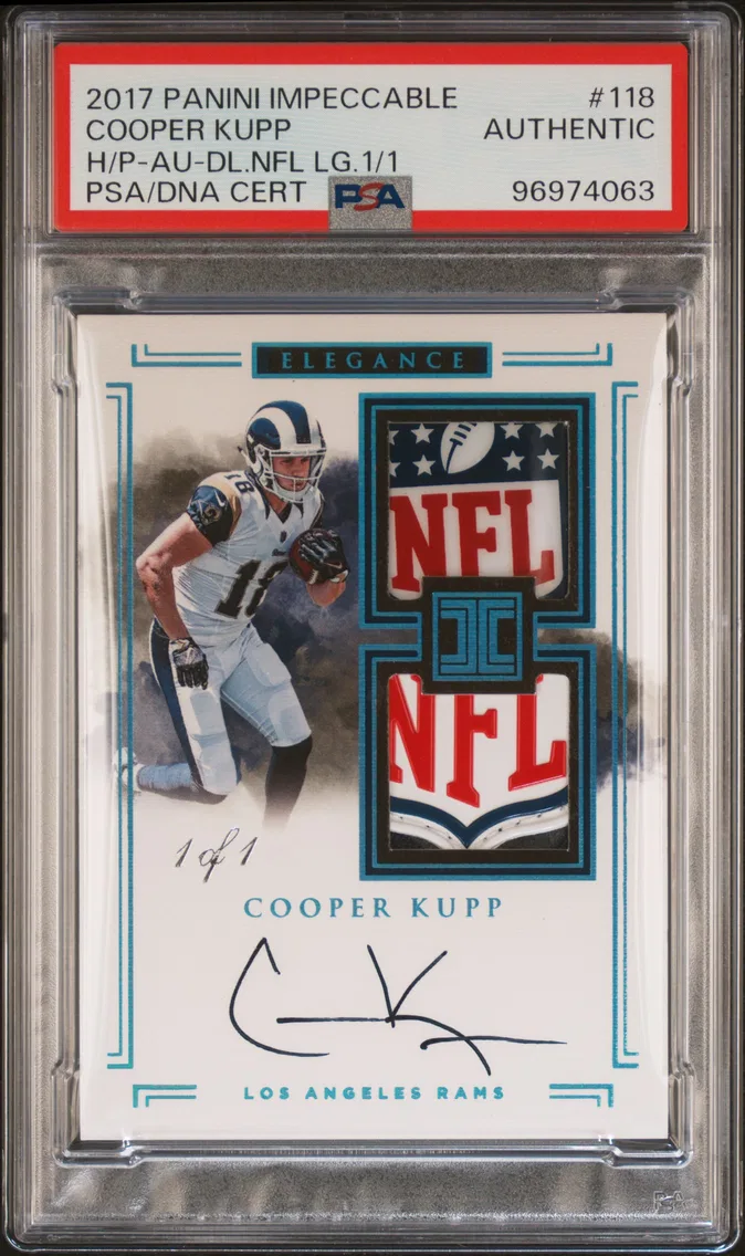 2017 #118 Cooper Kupp PSA Panini Impeccable
