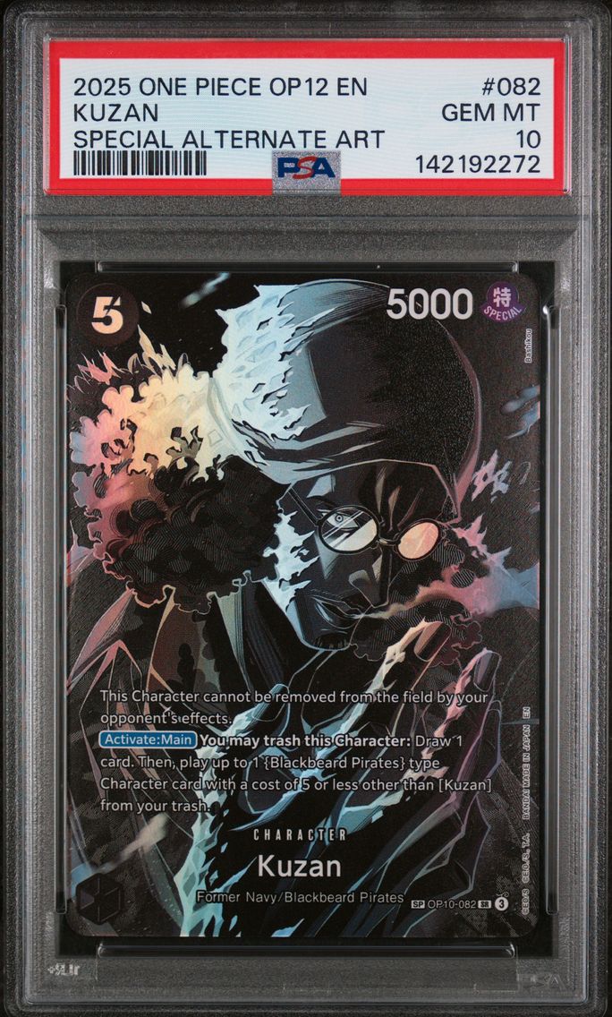 2025 #082 Kuzan Special Alternate Art PSA 10 OP12-Legacy of the Master One Piece