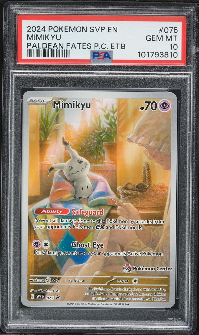 2024 \#75 Mimikyu PSA 10 Svp EN-S