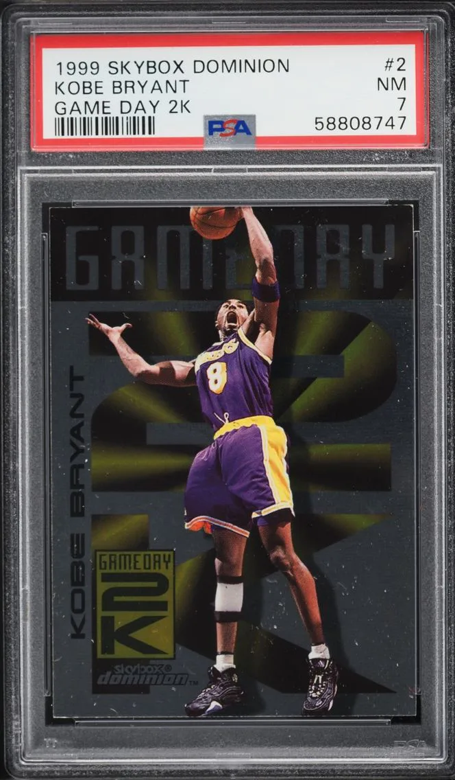 1999 #2 Kobe Bryant PSA 7 Skybox Dominion Game Day 2K
