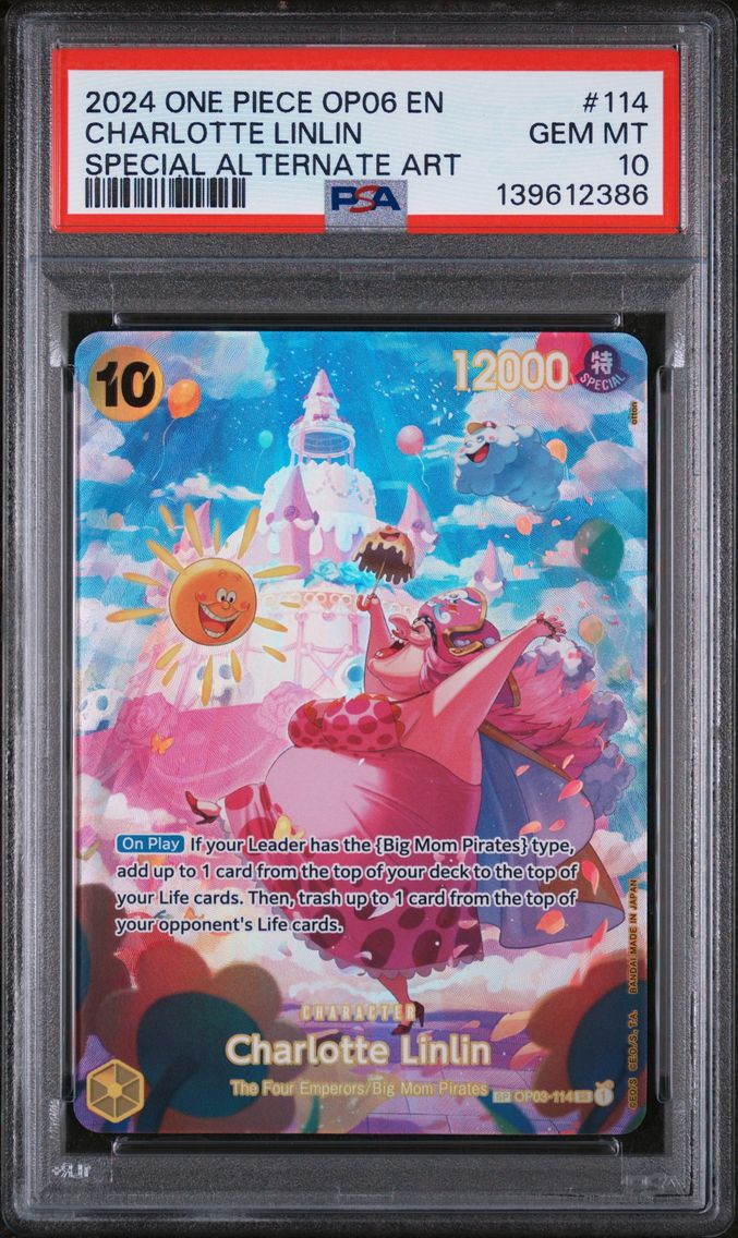 2024 #114 Charlotte Linlin PSA 10 One Piece OP06-Wings of the Captain