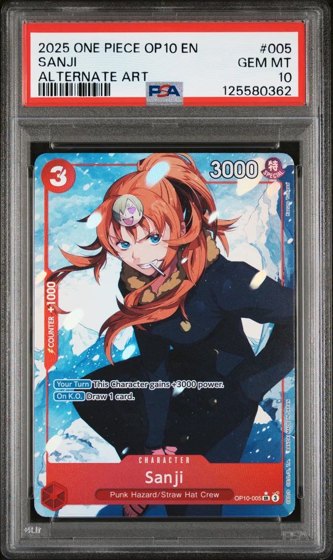 2025 #005 Sanji PSA 10 One Piece OP10-Royal Blood