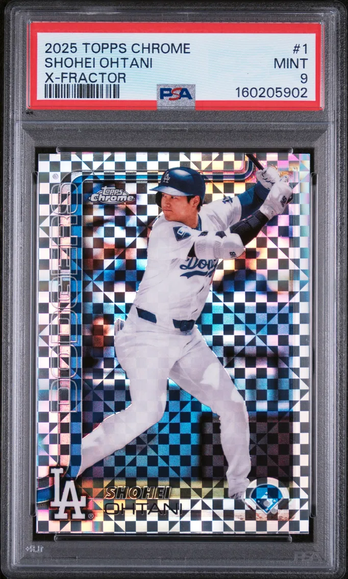 2025 #1 Shohei Ohtani PSA 9 Topps Chrome