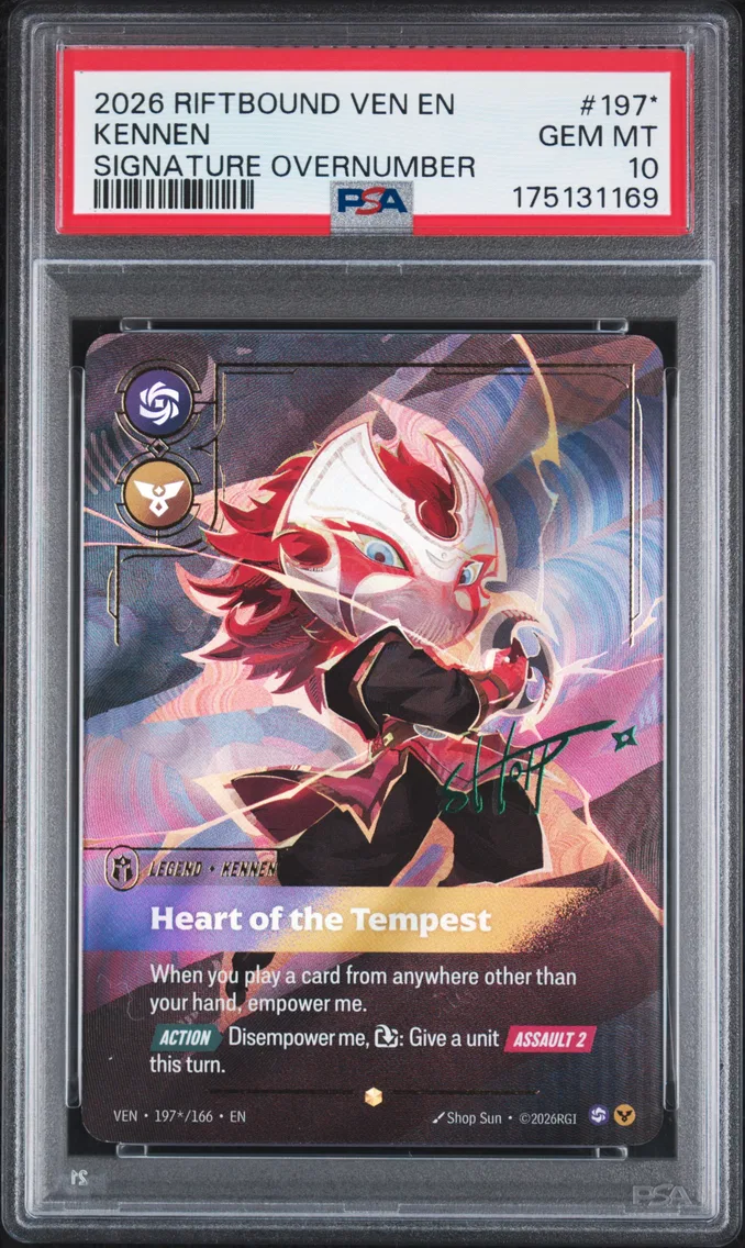 2026 #197* Kennen - Heart of the Tempest PSA 10 Riftbound: League of Legends Ven-Vendetta