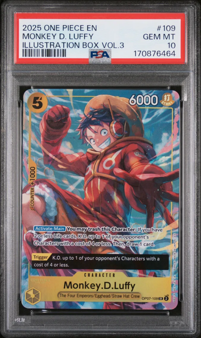 2025 #109 Monkey D. Luffy PSA 10 One Piece Promos