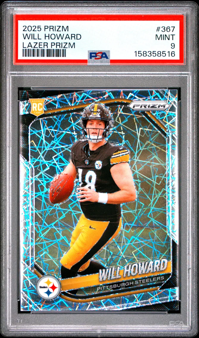2025 #367 Will Howard PSA 9 Panini Prizm