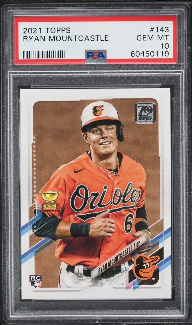 2021 Topps Ryan Mountcastle ROOKIE #143 PSA 10 GEM MINT
