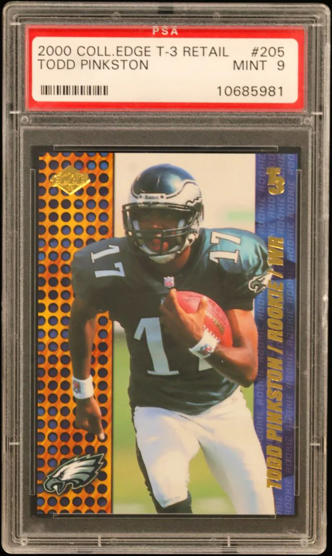2000 #205 Todd Pinkston PSA 9 Collector's Edge T3 Retail