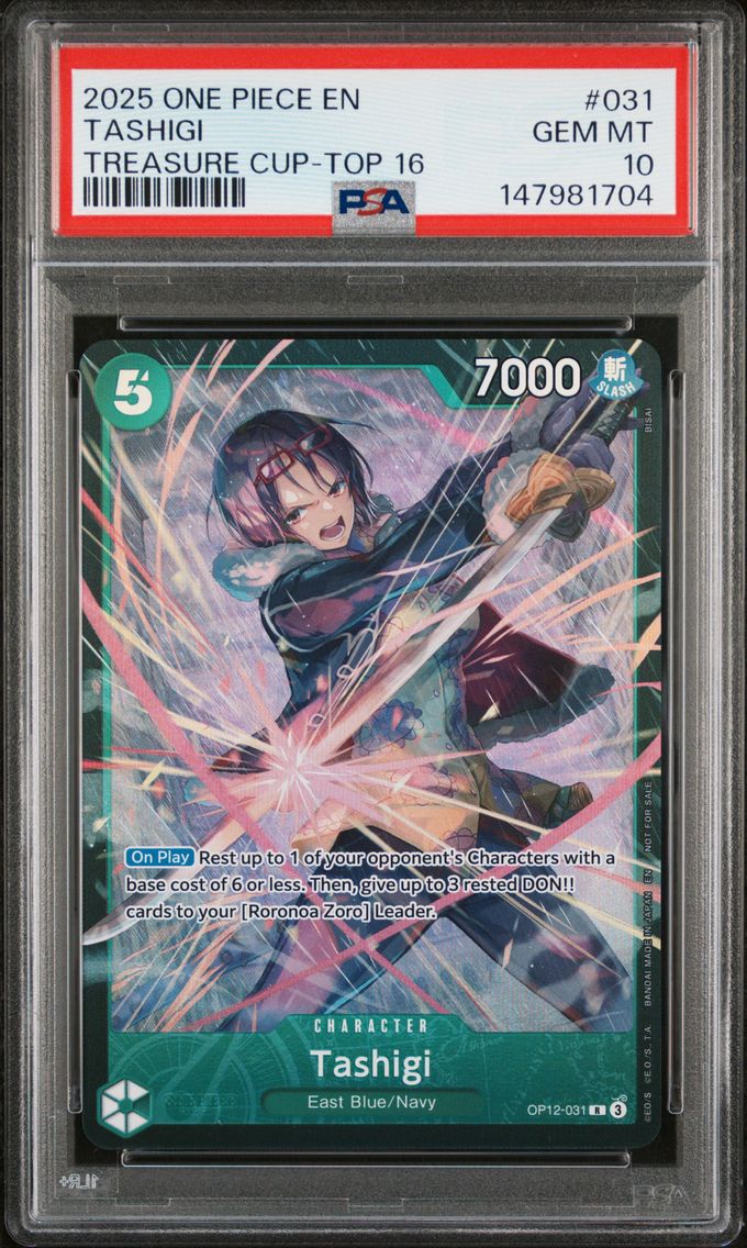 2025 #031 Tashigi PSA 10 Promos 