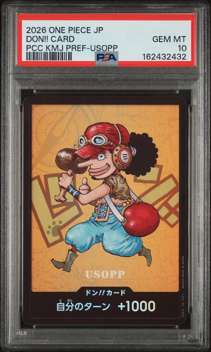 2026 #NA Don!! Card PSA 10 One Piece Japanese Premium Card Collection Kumamoto Prefecture Special