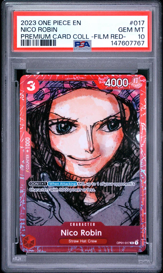 2023 #017 Nico Robin PSA 10 One Piece Premium Card Collection -One Piece Film Red-