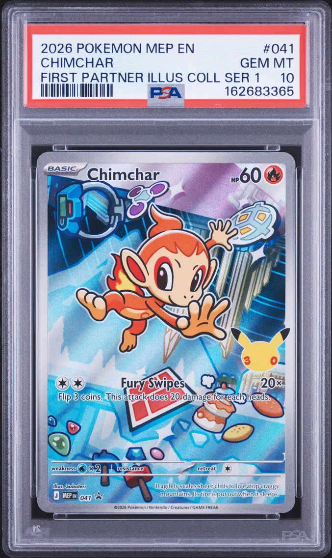 2026 #041 Chimchar PSA 10 Mep EN