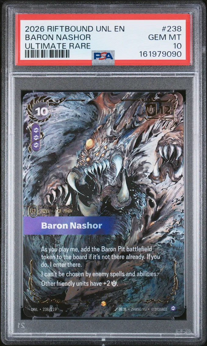 2026 #238 Baron Nashor PSA 10 Riftbound: League of Legends Unl-Unleashed