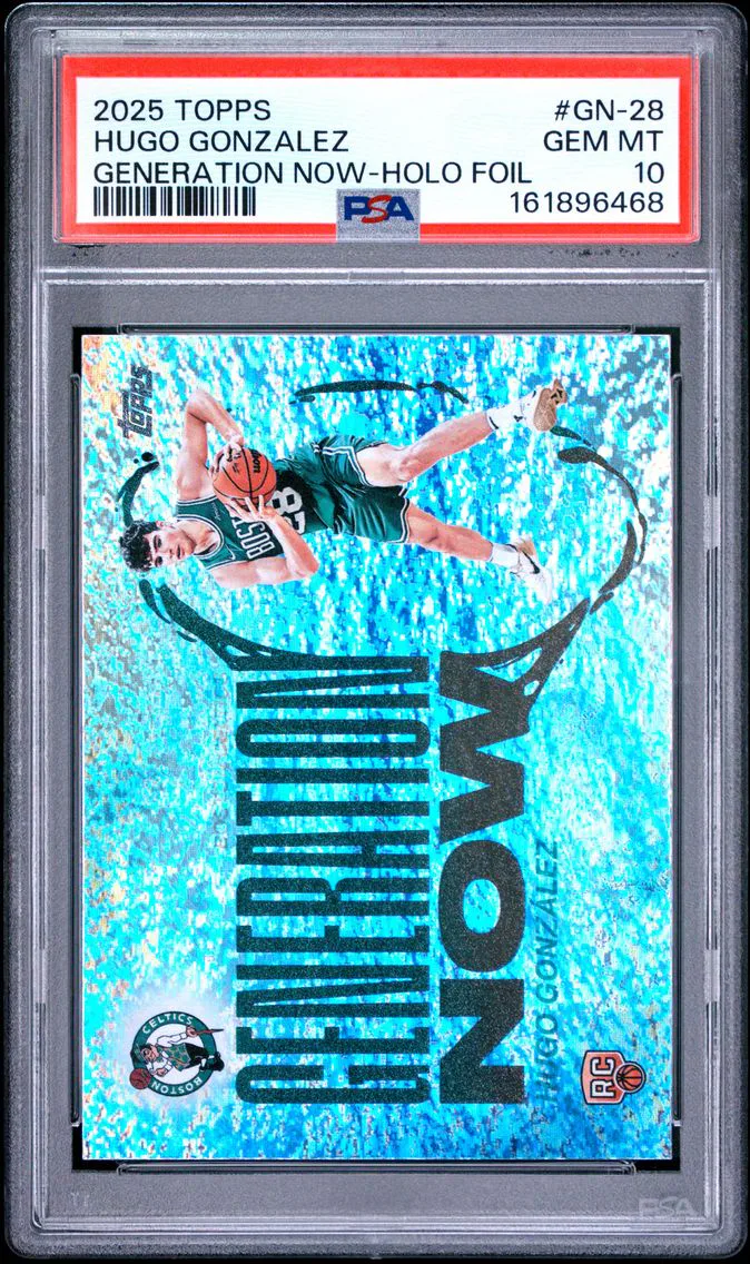 2025 #GN-28 HUGO GONZALEZ PSA 10 Topps Generation Now