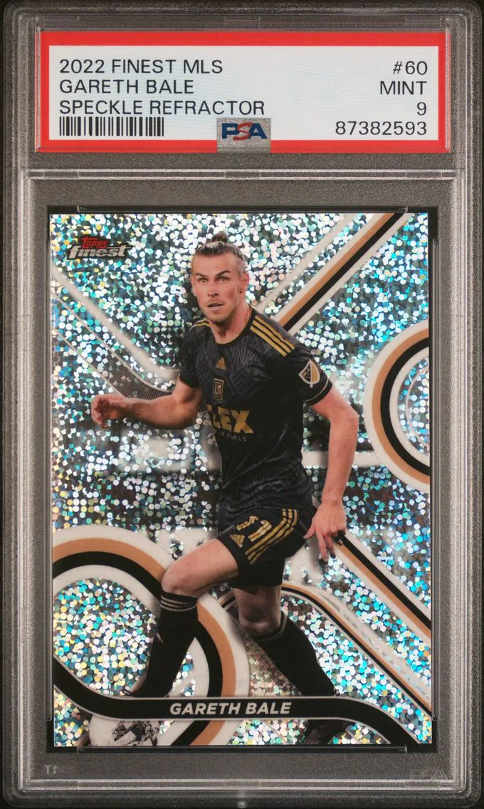 2022 #60 Gareth Bale PSA 9 Topps Finest MLS