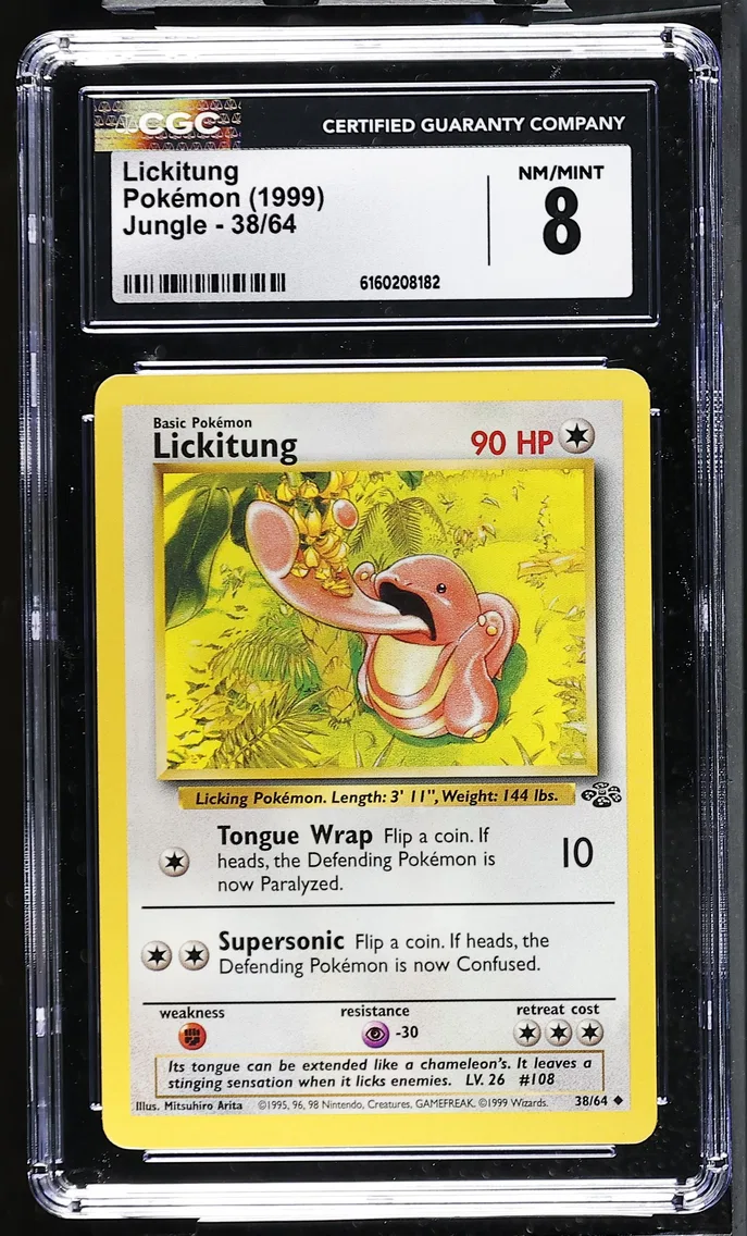 1999 #38 Lickitung CGC 8 Jungle - Unlimited - English