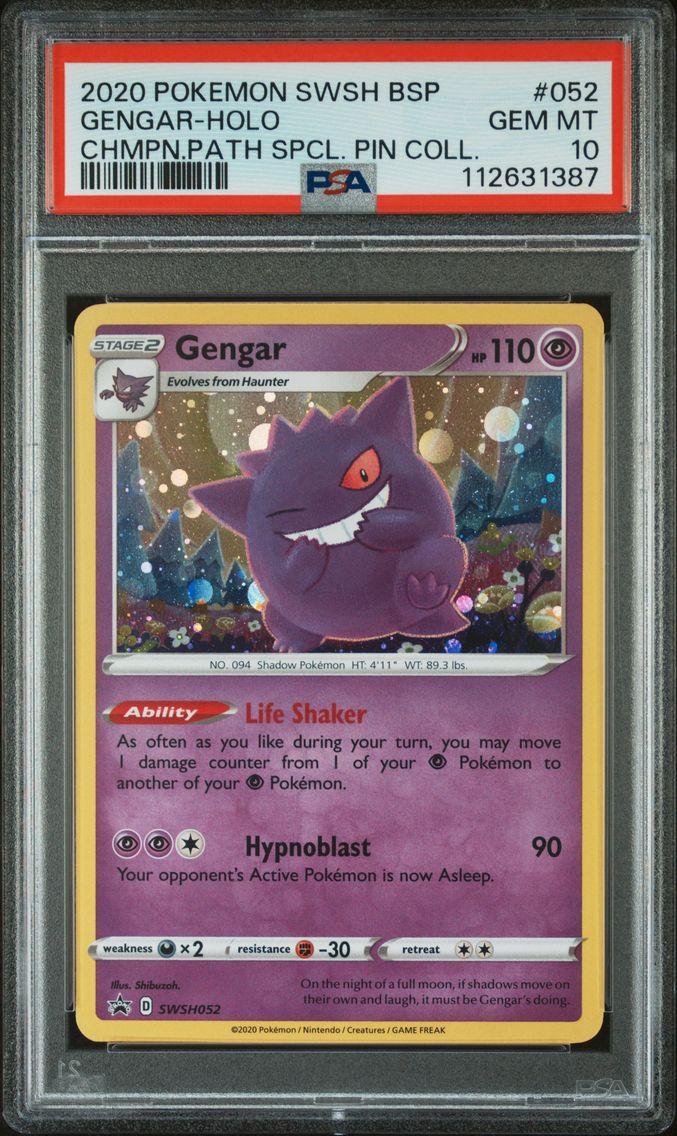 2020 #052 Gengar-Holo PSA 10 Sws